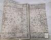 NEW Traditional Oriental Area Rug, 24"*96", Cream/Taupe, Machine-Made Polypropylene, Faded Floral Pattern