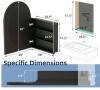 NEW YTSMIR YT-2030 Black Arched Bathroom Medicine Cabinet, 20" x 30", Wall Mounted - 3