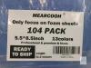 MEARCOOH 104-Pack EVA Foam Sheets, 13 Colors, 5.5x8.5 Inches, 0.07-Inch Thick - 2