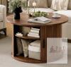 NEW FABATO CT025-WA Round Lift Top Coffee Table, 26.7", Walnut, Storage, Serial X004S5S461 - 3
