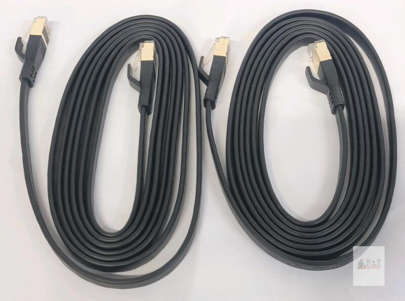 DDMALL Cat 8 Ethernet Cable 6ft (2-Pack), 40 Gbps, 2000 MHz, SFTP Shielding
