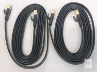 DDMALL Cat 8 Ethernet Cable 6ft (2-Pack), 40 Gbps, 2000 MHz, SFTP Shielding
