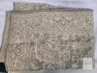 NEW Traditional Oriental Flatweave Area Rug, Neutral Tones, Wool Blend, 54"X80"