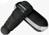 Compact Folding Travel Umbrella, 37" Canopy, 6.7" Closed, 8.6 oz, Black, UPF 50+, Waterproof