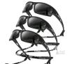 OUKEMAX OKS94-1-1-1 Sports Sunglasses, Polarized UV400 Protection, Black Frame, Dark Lenses