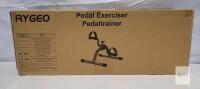 RYGEO MG16 Mini Pedal Exerciser &ndash; Compact, Foldable, Adjustable Resistance