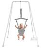 NEW Baby Jumper with Stand, Gray, Supports Up to 28 lbs, Foldable Design