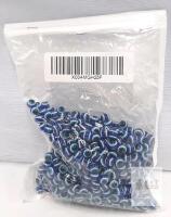 8mm Blue Glass Evil Eye Beads, 500 pcs, Chaton Beads, Round Dome, Craft Jewelry Making
