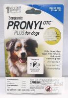 Sergeant's Pronyl OTC Plus for Dogs 23-44 lbs, 1-Month Supply, Waterproof Flea & Tick Treatment