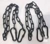 Steel Chains with Locking Carabiners, 46" Length, 330 lbs Capacity