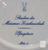 Meissen Porcelain Plate, Studien der Zeichenschule Pfingstrose, 9.5", Germany, Motiv 3, Hanger - 4