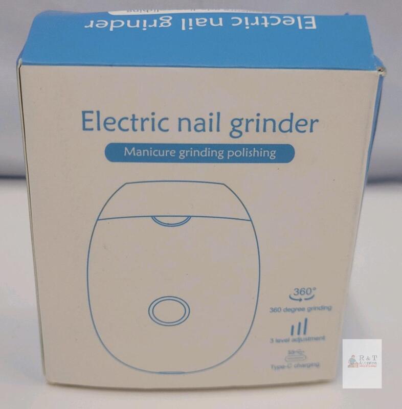 Electric Nail Grinder, 3-Speed, 360&deg; Grinding, Type-C Charging, Model X0050Q6UVD, New in Box