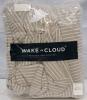 Wake In Cloud Striped Cotton Duvet Cover Set, Queen Size, Beige/Tan with Pinstripes - 2