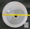 Large HDPE Funnel, 11.75" Diameter, 7.25" Height, 2" Spout OD - 3