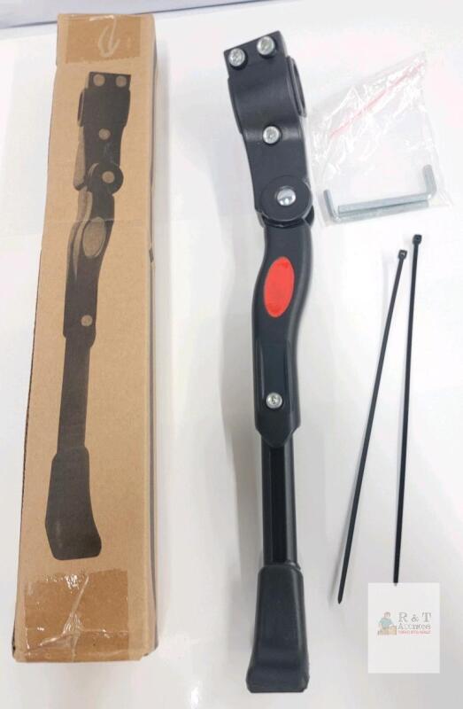 Adjustable Aluminum Bicycle Kickstand for 24" to 29" Wheels, Black
