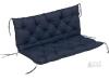 NEW Outsunny 2-Seater Navy Blue Garden Bench Cushion with Backrest, 52"x22"x4" Thick, Outdoor Patio