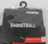 PORFIN Basketball Crew Socks &ldquo;23&rdquo; Men&rsquo;s 3 Pairs Red/Black/White Impact Cushion Sports - 3