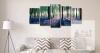 NEW Pyradecor FCA-AH5015 5-Piece Canvas Wall Art Set &ndash; Early Morning Forest Scene - 3