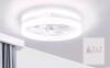 NEW Volisun KT-8223 Ceiling Fan with LED Light, 19.7" Flush Mount, Remote & App Control