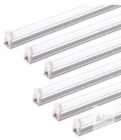 NEW Barrina T5 LED Shop Light 6500K, 36" (3ft), 2200 Lumens, 20W, 6-Pack, Linkable, Plug-in