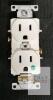 Leviton 8200-OHW Hospital Grade Duplex Receptacle, 15A 125V, White, Self-Grounding