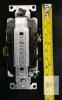 Leviton 8200-OHW Hospital Grade Duplex Receptacle, 15A 125V, White, Self-Grounding - 2