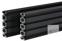 NEW Aluminum T-Slot Extrusion 20 Series 2060, Black Anodized, 1000mm Length, 2 Pieces
