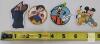 100PCS Disney Cartoon Vinyl Sticker Pack, Mixed Mickey, Princesses, Goofy, 2&ndash;2.5" Each - 2