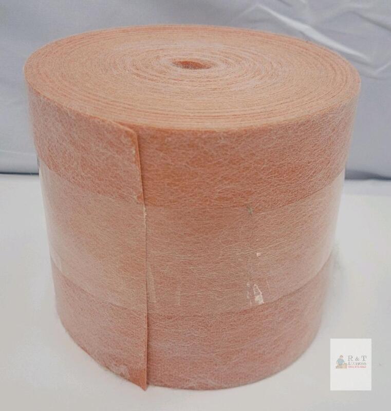 Tulead Polyethylene Filter Material Roll, Light Pink, 4.75" Height, Kitchen/Laundry Use