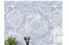 HeloHo Light Blue Floral Peel and Stick Wallpaper, 78.7" x 17.3", Waterproof, Removable