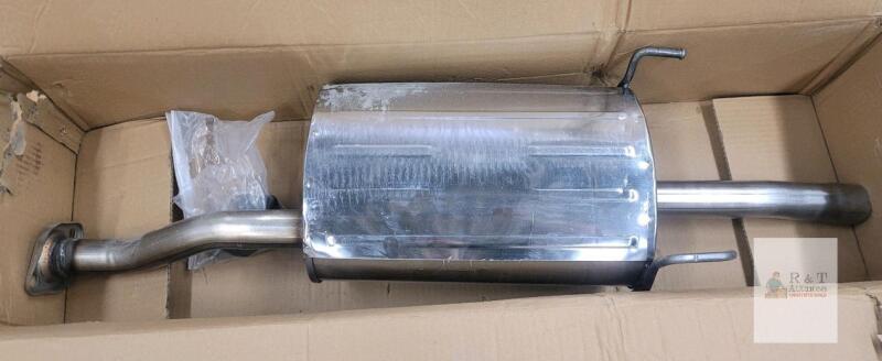 VIMLUK 54312 Exhaust Muffler for 2001-2005 Honda Civic, Stainless Steel, 39.25" Length