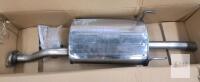 VIMLUK 54312 Exhaust Muffler for 2001-2005 Honda Civic, Stainless Steel, 39.25" Length