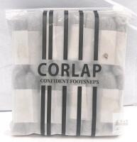 CORLAP 8 Pairs Grey Ankle Socks Medium Unisex Athletic Cotton Blend, B0BVYSGRXP,