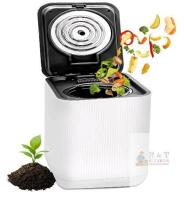 NEW NutriChef NCVK9112BWH Electric Kitchen Composter, 2.5L Capacity, White, Touch Controls