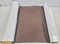 DKStarry Brown PU Leather Fabric S Weave, 17 x 79 in Roll, China, X004CV1CIN
