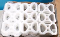 Plastic 6-Pack Can/Bottle Ring Carriers, HDPE, Fits 12 oz and 16 oz Cans, Bulk Boxed 1500ct