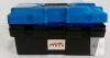 TTRCB 11-Piece Automotive Detailing Kit with Blue Brushes, Sponges & Tool Storage Box Slight damage to tool box, all contents in new condition - 2