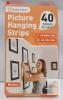 SummerBrite Medium Picture Hanging Strips, 40 Strips (20 Pairs), Holds Up to 13.2 lbs per Pair