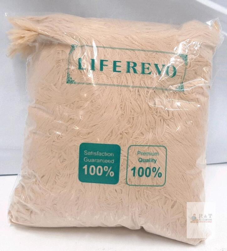 LIFEREVO 18"x18" Camel Faux Fur Pillow Covers, Set of 2, Hidden Zipper Closure