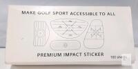 Topretty Golf Impact Tape Set &ndash; 100 Sheets for Drivers, Irons, and Putters
