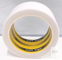LLPT 2" x 18' Double-Sided Foam Tape, White, Waterproof, High-Density Adhesive