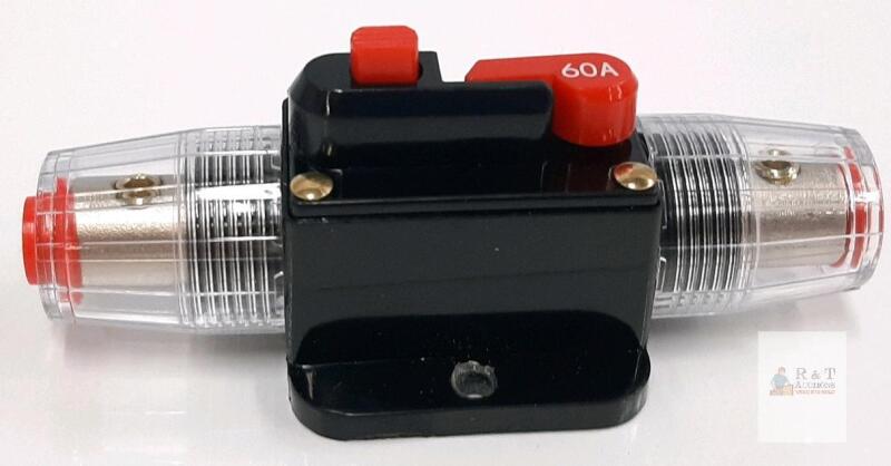 Guangzhou Heyin 99988 60A Automotive Circuit Breaker, Manual Reset, Surface Mount