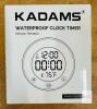 Kadams K5078 Waterproof Digital Clock Timer with Temperature & Humidity Display new - 2
