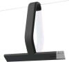 dancemoon JustHang Shower Squeegee with Built-In Hook, Black, 10" Blade