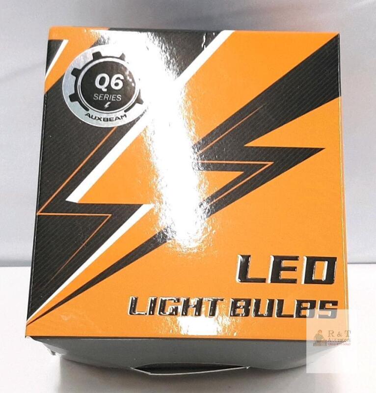 AUXBEAM Q6 Series 9006/HB4 LED Headlight Bulbs, 6500K, 17,000 Lumens