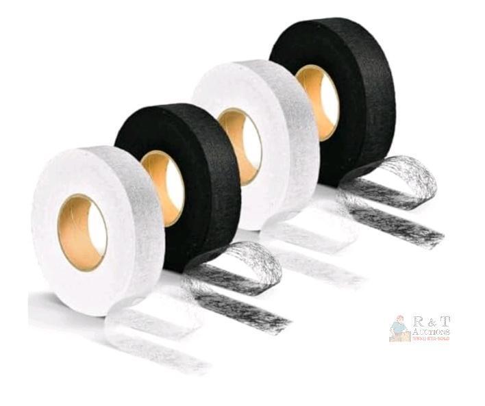 New Fabric Fusing Tape, 4 Rolls 280 Yards Adhesive Hem Tape