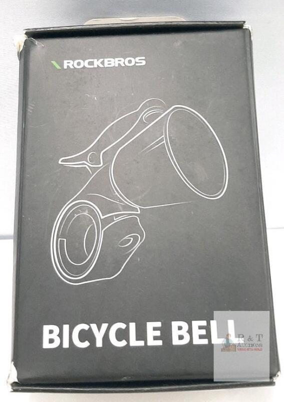 ROCKBROS Bicycle Bell, Copper Alloy, 110 dB Sound, Fits 22.2&ndash;31.8mm Handlebars