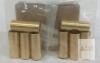 8 Brass Sleeve Bushings, Est. 0.75" ID x 1" OD x 2" Length, Boxed, Lot LPN N E654DJG75 - 2