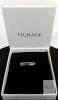 Tigrade 4mm Titanium Band Ring Size 9.5, Silver High Polish Finish, Unisex, in Box,