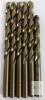 M35 Cobalt Twist Drill Bit Set, Letter Size F (0.257"), 6 Pieces
